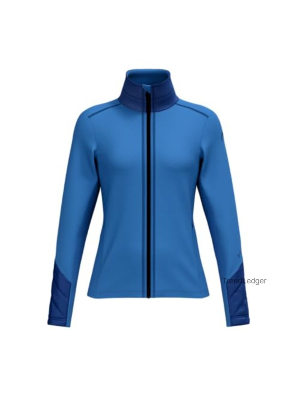 Women's Full Zip Midlayer Pullover Power Stretch Quick-Dry Active Base Layer